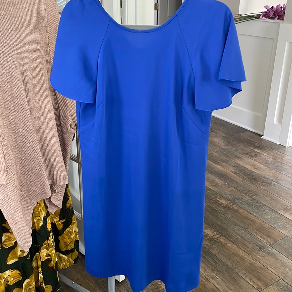 Ann Taylor Flutter Sleeve Dress